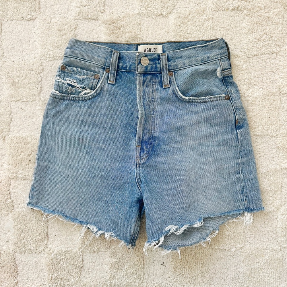 AGOLDE Riley Denim Shorts